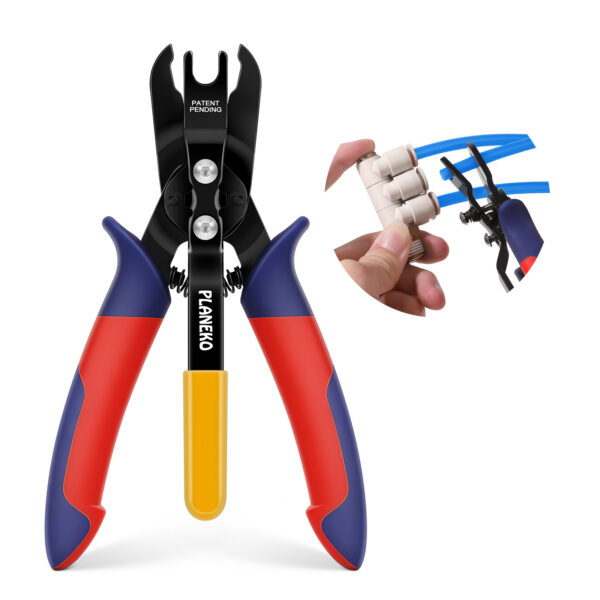 11 Air Line Pliers Push to Connect Fitting Disconnect Tool for 1/4" 5/16" Pneumatic Hose Quick Connect Fittings Removing Air Line Removal Tool Hose Release Pliers for 6mm 8mm Push Fit Connector