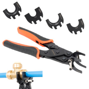 Push to Connect Removal Tool Disconnect Tongs for 1/2”, 3/4”, 1” Push Fitting Pex Removal Tool Improved Version
