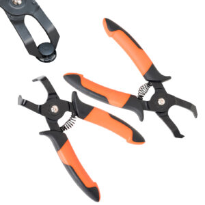 2 PCS Push Pin Pliers Set Auto Panel Clip and Trim Removal Tool Includes 30 Degree and 80 Degree Pliers Easily Removes Plastic Fasteners and Rivets